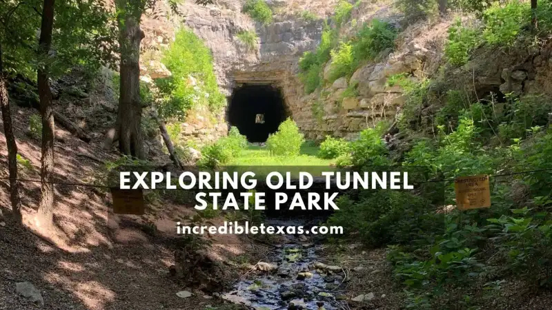 Old Tunnel State Park bat viewing area in Texas Hill Country
