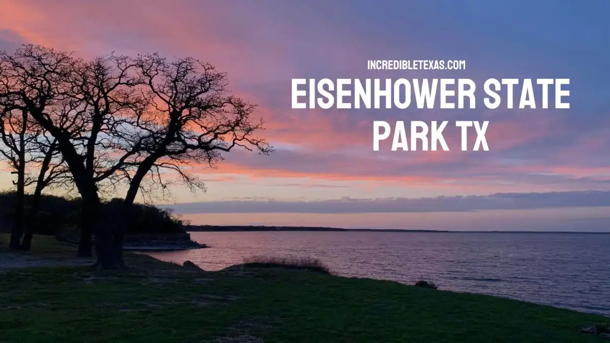 Limestone bluffs overlooking Lake Texoma at Eisenhower State Park