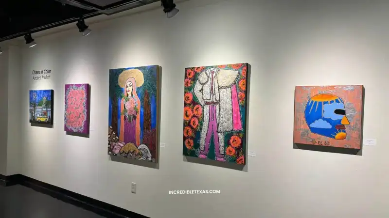 Art Center of Corpus Christi gallery exhibits displaying coastal Texas paintings and pottery