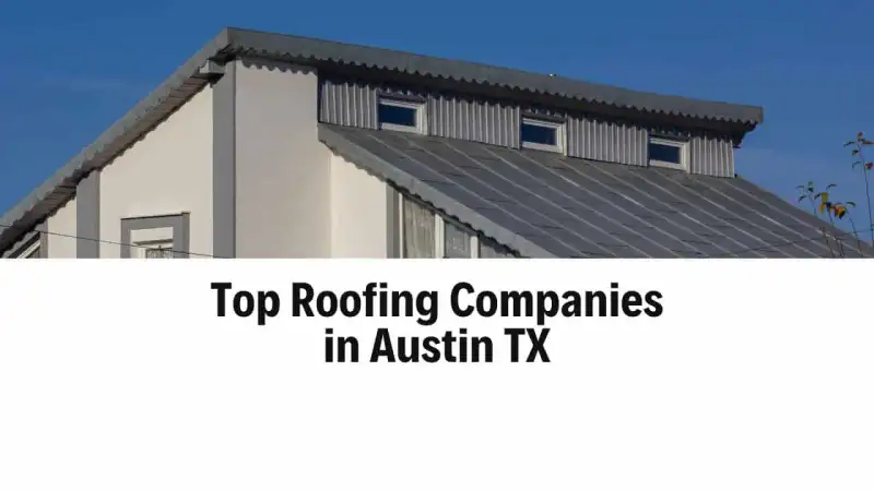 Professional roofing contractor crew replacing shingles on an Austin residential home
