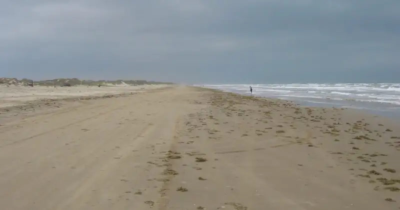 Boca Chica Beach's open Gulf shoreline and broad sandy access near Brownsville