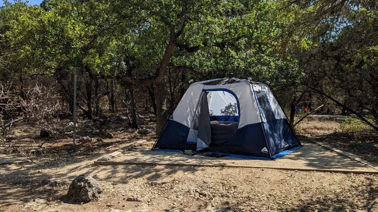 Camping in Guadalupe River State Park