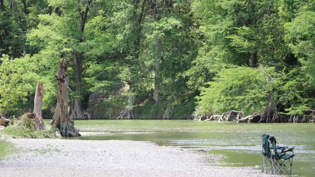 Fishing in Guadalupe River State Park