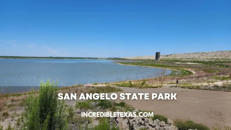 San Angelo State Park Map, Hours, Price, Camping, Trails