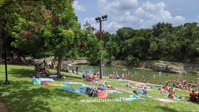 Barton Springs Pool Austin TX. Best Swimming Holes Near Austin TX.