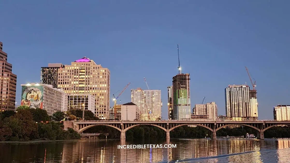 Sunset Boat Cruise View Austin TX