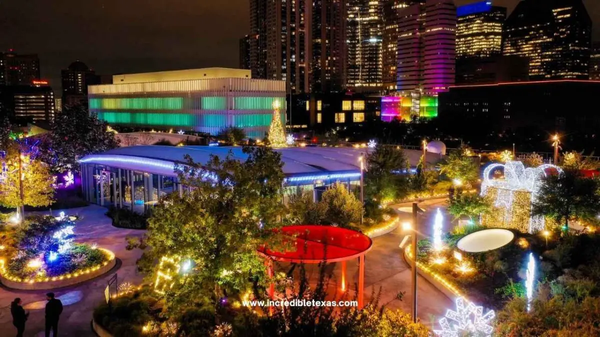 City Lights in Downtown Houston - Best Christmas Lights in Houston TX