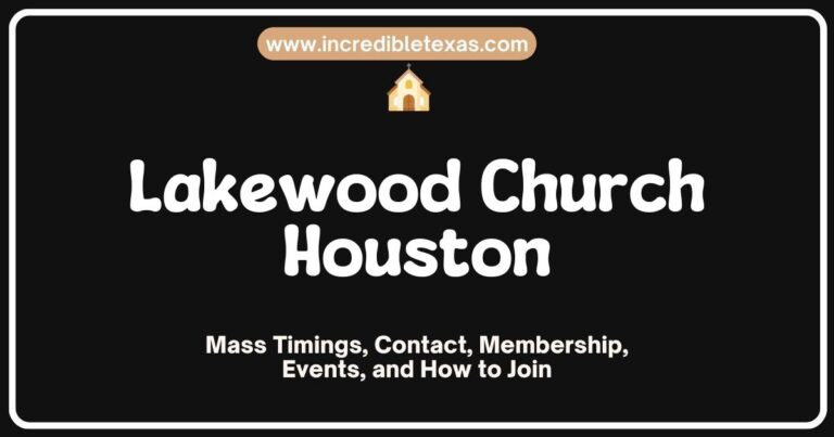 Exterior view of Lakewood Church in Houston, showcasing its modern architecture and vibrant community atmosphere, highlighting a popular worship destination and the largest church in the United States.