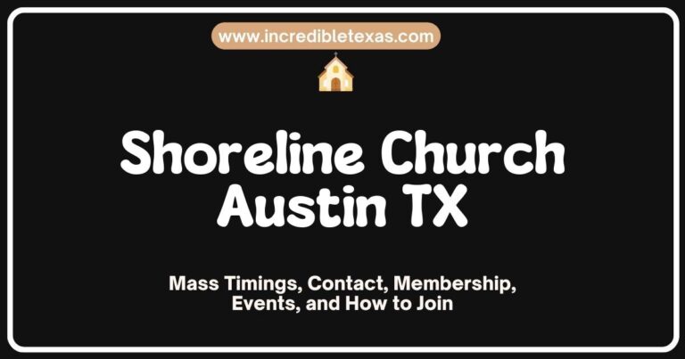 Shoreline Church in Austin TX featuring a vibrant community gathering, with members engaging in worship, a picturesque outdoor setting, and the church's modern architectural design, highlighting its welcoming atmosphere and family-friendly environment.