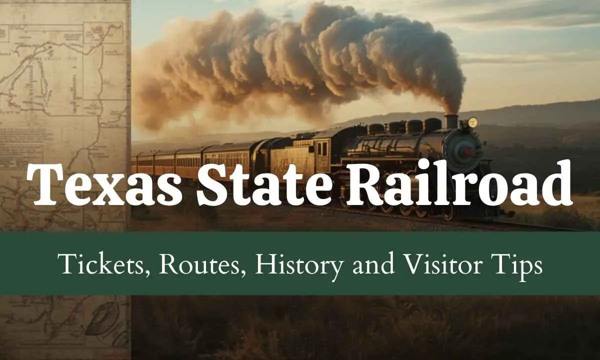 Texas State Railroad Tickets, Routes, History and Visitor Tips