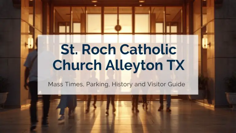 St. Roch Catholic Church Alleyton Mass Times, Parking, History and Visitor Guide